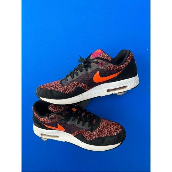 NIKE AIR MAX 1 JCRD JACQUARD PREOWNED VINTAGE US 13   644153-500 RARE SAFARI - Picture 4 of 6